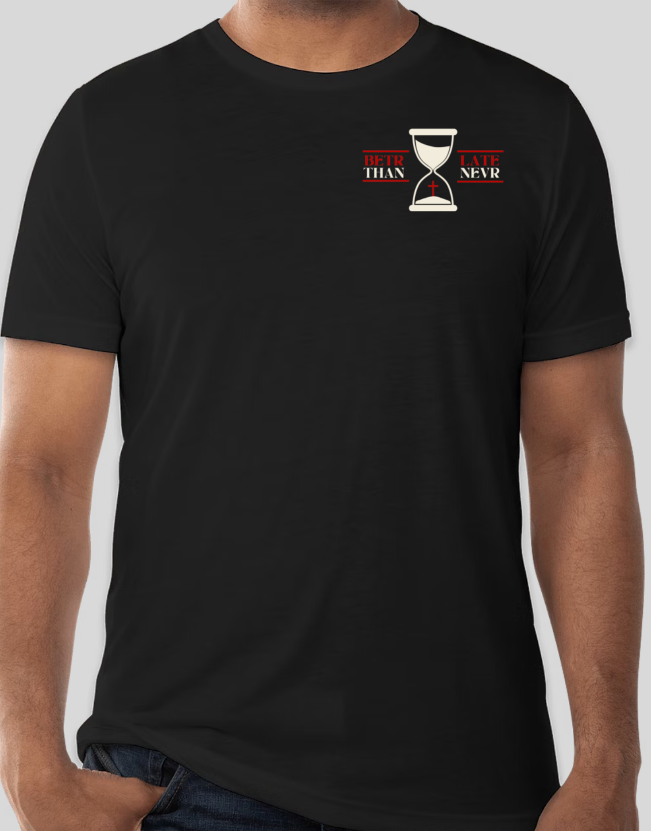 Betr Late Than Nevr Spiral Tee